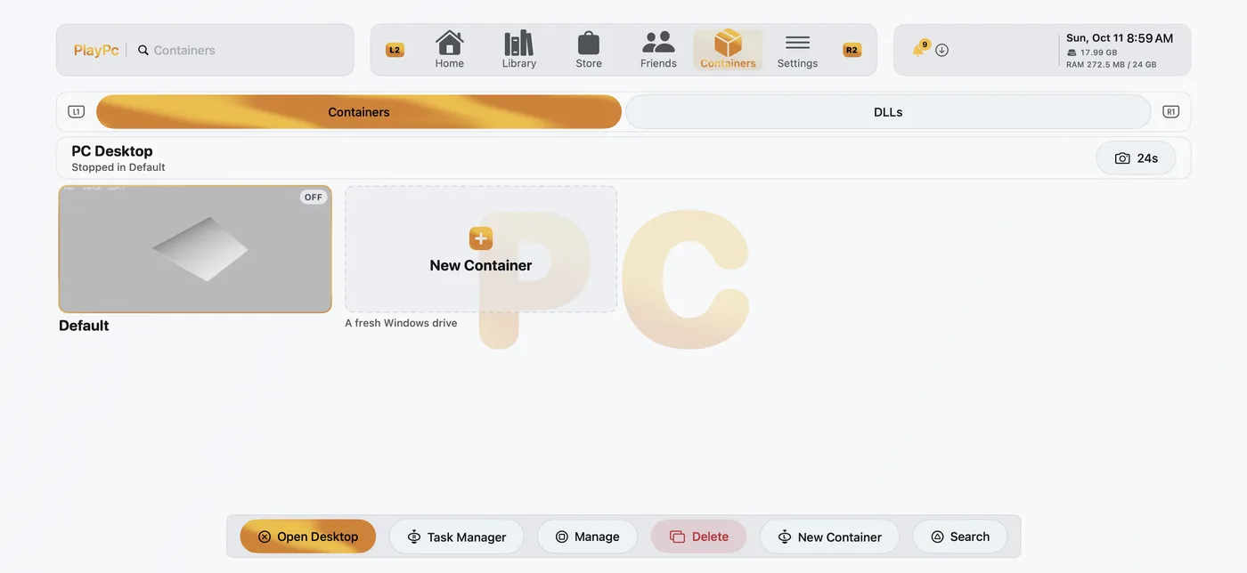 PlayPc screenshot 1 of 3